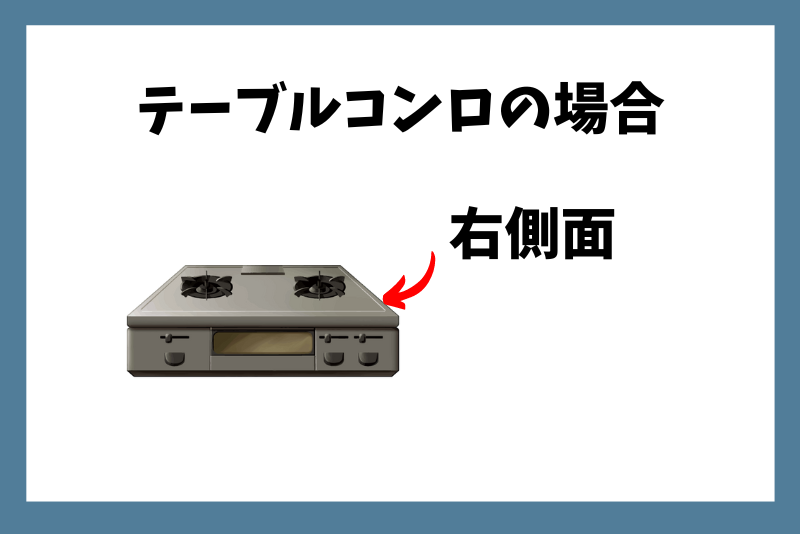 テーブルコンロの型番